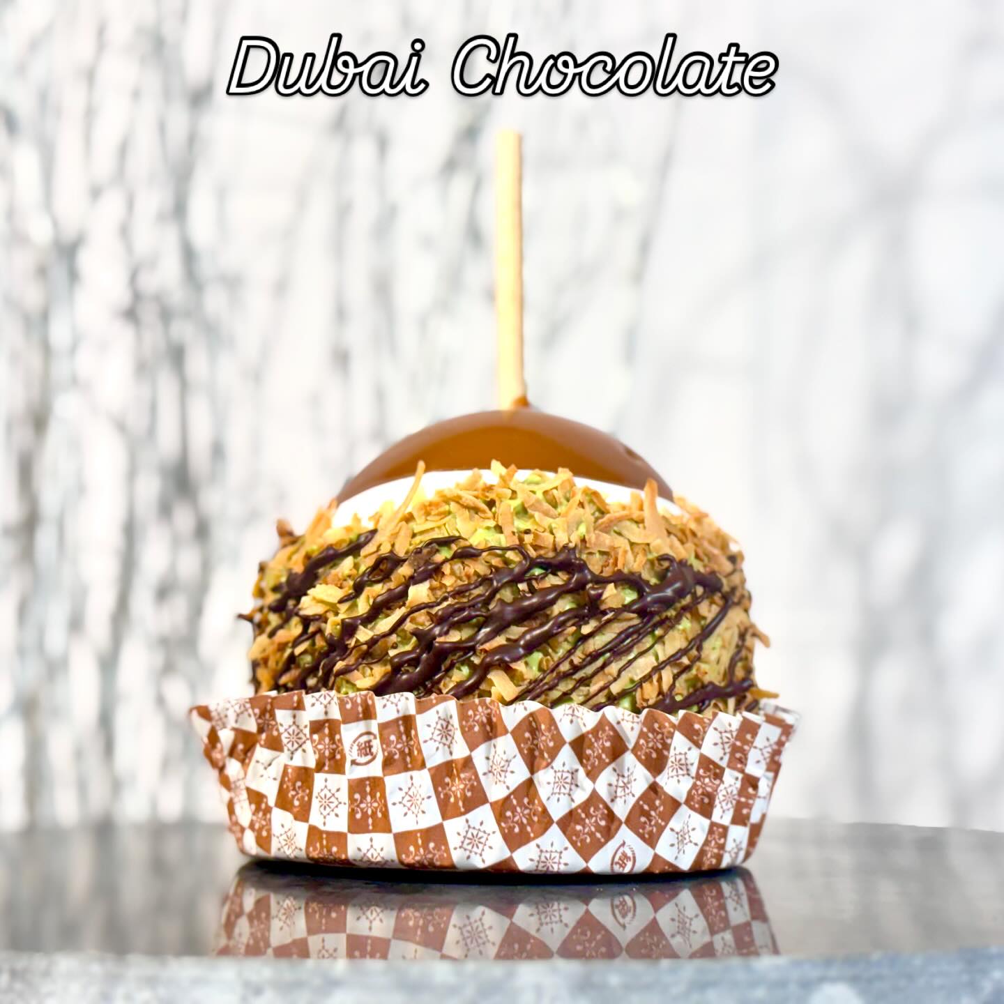 Dubai Chocolate Apple – Schooley's Mountain Confection Co.